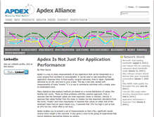 Tablet Screenshot of apdex.org